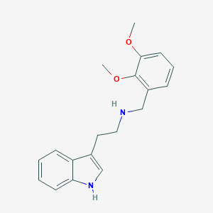 molecular formula C19H22N2O2 B502031 N-(2,3-dimethoxybenzyl)-2-(1H-indol-3-yl)ethanamine CAS No. 51841-41-9
