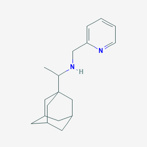 molecular formula C18H26N2 B502035 N-[1-(1-adamantyl)ethyl]-N-(2-pyridinylmethyl)amine 