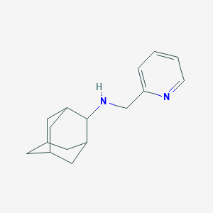 molecular formula C16H22N2 B502036 N-(2-adamantyl)-N-(2-pyridinylmethyl)amine 