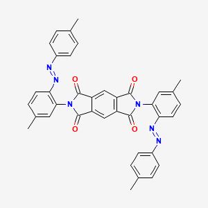 molecular formula C38H28N6O4 B5020395 2,6-bis{5-methyl-2-[(4-methylphenyl)diazenyl]phenyl}pyrrolo[3,4-f]isoindole-1,3,5,7(2H,6H)-tetrone 