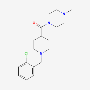 1-{[1-(2-chlorobenzyl)-4-piperidinyl]carbonyl}-4-methylpiperazine