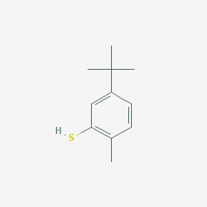 molecular formula C11H16S B050205 5-叔丁基-2-甲苯硫醇 CAS No. 7340-90-1