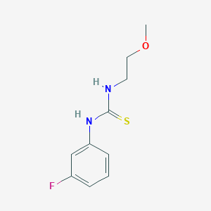 N-(3-fluorophenyl)-N'-(2-methoxyethyl)thiourea