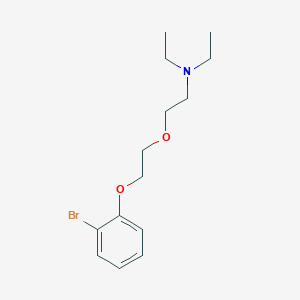 molecular formula C14H22BrNO2 B5020512 2-[2-(2-bromophenoxy)ethoxy]-N,N-diethylethanamine 