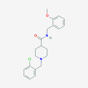 1-(2-chlorobenzyl)-N-(2-methoxybenzyl)-4-piperidinecarboxamide