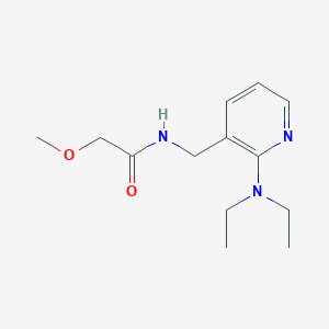 molecular formula C13H21N3O2 B5020641 N-{[2-(diethylamino)-3-pyridinyl]methyl}-2-methoxyacetamide 