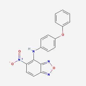 5-nitro-N-(4-phenoxyphenyl)-2,1,3-benzoxadiazol-4-amine