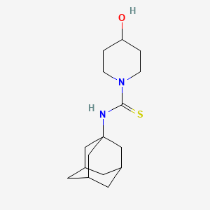 molecular formula C16H26N2OS B5020690 N-1-adamantyl-4-hydroxy-1-piperidinecarbothioamide 