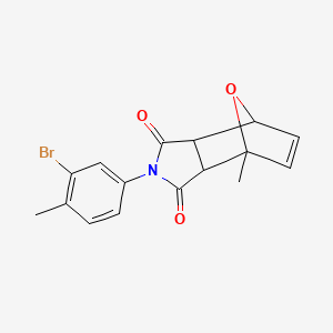 4-(3-bromo-4-methylphenyl)-1-methyl-10-oxa-4-azatricyclo[5.2.1.0~2,6~]dec-8-ene-3,5-dione