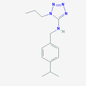 molecular formula C14H21N5 B502077 (4-Isopropyl-benzyl)-(1-propyl-1H-tetrazol-5-yl)-amine 