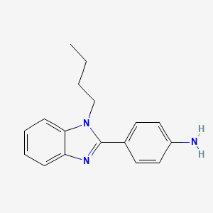 molecular formula C17H19N3 B5020787 4-(1-butyl-1H-benzimidazol-2-yl)aniline 