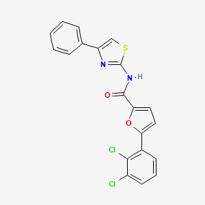 molecular formula C20H12Cl2N2O2S B5020795 5-(2,3-dichlorophenyl)-N-(4-phenyl-1,3-thiazol-2-yl)-2-furamide 