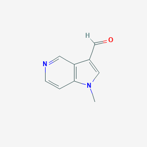 molecular formula C9H8N2O B050208 1-甲基-1H-吡咯并[3,2-c]吡啶-3-甲醛 CAS No. 119910-38-2
