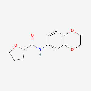 molecular formula C13H15NO4 B5020801 N-(2,3-dihydro-1,4-benzodioxin-6-yl)tetrahydro-2-furancarboxamide 