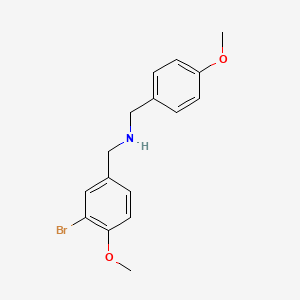 molecular formula C16H18BrNO2 B5020833 (3-bromo-4-methoxybenzyl)(4-methoxybenzyl)amine 