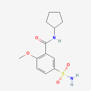 5-(aminosulfonyl)-N-cyclopentyl-2-methoxybenzamide