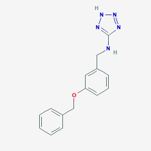 molecular formula C15H15N5O B502096 N-[3-(benzyloxy)benzyl]-1H-tetrazol-5-amine CAS No. 861438-97-3
