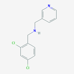 molecular formula C13H12Cl2N2 B502099 (2,4-Dichlorophenyl)-N-(3-pyridinylmethyl)-methanamine CAS No. 113248-60-5