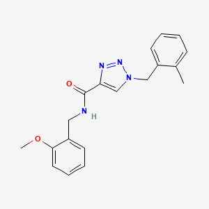 N-(2-methoxybenzyl)-1-(2-methylbenzyl)-1H-1,2,3-triazole-4-carboxamide