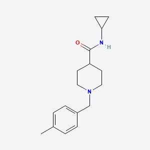 N-cyclopropyl-1-(4-methylbenzyl)-4-piperidinecarboxamide