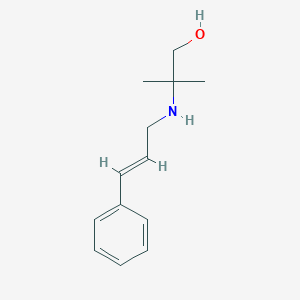 molecular formula C13H19NO B502103 2-(Cinnamylamino)-2-methyl-1-propanol 