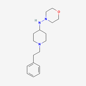 N-[1-(2-phenylethyl)-4-piperidinyl]-4-morpholinamine