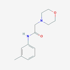 N-(3-methylphenyl)-2-(4-morpholinyl)acetamide