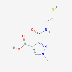 3-{[(2-mercaptoethyl)amino]carbonyl}-1-methyl-1H-pyrazole-4-carboxylic acid