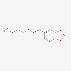 4-[(1,3-Benzodioxol-5-ylmethyl)amino]butan-1-ol