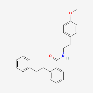 N-[2-(4-methoxyphenyl)ethyl]-2-(2-phenylethyl)benzamide