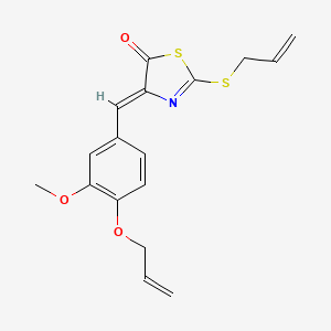 4-[4-(allyloxy)-3-methoxybenzylidene]-2-(allylthio)-1,3-thiazol-5(4H)-one