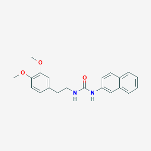 N-[2-(3,4-dimethoxyphenyl)ethyl]-N'-2-naphthylurea