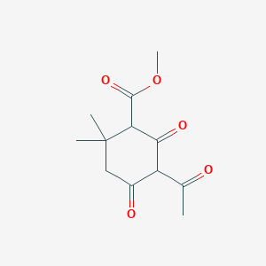 methyl 5-acetyl-2,2-dimethyl-4,6-dioxocyclohexanecarboxylate