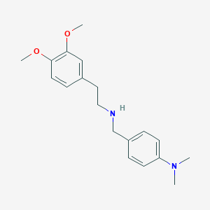 molecular formula C19H26N2O2 B502138 4-({[2-(3,4-dimethoxyphenyl)ethyl]amino}methyl)-N,N-dimethylaniline 
