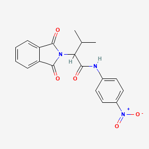 2-(1,3-dioxo-1,3-dihydro-2H-isoindol-2-yl)-3-methyl-N-(4-nitrophenyl)butanamide