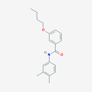 molecular formula C19H23NO2 B5021391 3-butoxy-N-(3,4-dimethylphenyl)benzamide 