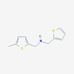 molecular formula C11H13NS2 B502141 [(5-Methyl-2-thienyl)methyl](2-thienylmethyl)amine 