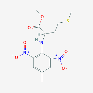 molecular formula C13H17N3O6S B5021419 methyl N-(4-methyl-2,6-dinitrophenyl)methioninate 