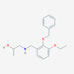 1-{[2-(Benzyloxy)-3-ethoxybenzyl]amino}propan-2-ol