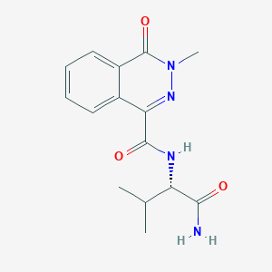 N-[(1S)-1-(aminocarbonyl)-2-methylpropyl]-3-methyl-4-oxo-3,4-dihydro-1-phthalazinecarboxamide