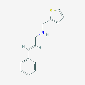 molecular formula C14H15NS B502147 N-cinnamyl-N-(2-thienylmethyl)amine 