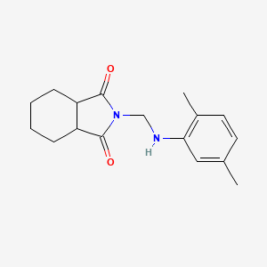 molecular formula C17H22N2O2 B5021507 2-{[(2,5-dimethylphenyl)amino]methyl}hexahydro-1H-isoindole-1,3(2H)-dione 