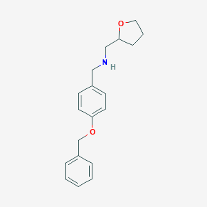 N-[4-(benzyloxy)benzyl]-N-(tetrahydro-2-furanylmethyl)amine