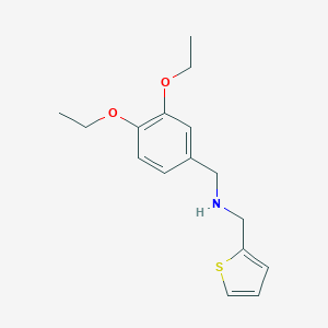 1-(3,4-diethoxyphenyl)-N-(thiophen-2-ylmethyl)methanamine