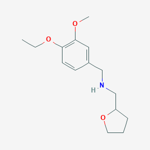 1-(4-ethoxy-3-methoxyphenyl)-N-(tetrahydrofuran-2-ylmethyl)methanamine