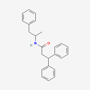 N-(1-methyl-2-phenylethyl)-3,3-diphenylpropanamide