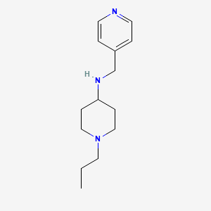 molecular formula C14H23N3 B5021638 1-propyl-N-(4-pyridinylmethyl)-4-piperidinamine 