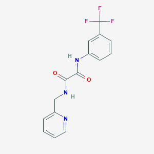 N-(2-pyridinylmethyl)-N'-[3-(trifluoromethyl)phenyl]ethanediamide