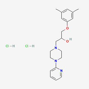 1-(3,5-dimethylphenoxy)-3-[4-(2-pyridinyl)-1-piperazinyl]-2-propanol dihydrochloride