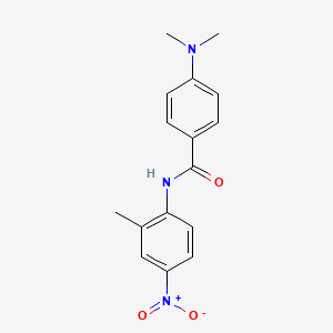 molecular formula C16H17N3O3 B5021700 4-(dimethylamino)-N-(2-methyl-4-nitrophenyl)benzamide 